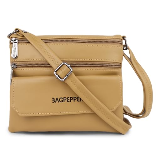 Image of Bag Pepper Sling Bag for Women Crossbody Bag for Women Phone Bag Stylish PU Leather Mobile Cell Phone Holder Pocket Purse Wallet Sling Bag Mini Shoulder Bags