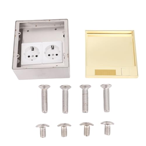 Prise de plancher encastrée 4000W : socket de puissance allongée double prise cachée - 5