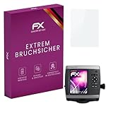 atFoliX Protection Écran Film de verre en plastique compatible avec Garmin GPSMap 421s Verre film protecteur, 9H Hybrid Glass FX Protection Écran en Verre trempé de plastique