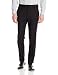 Kenneth Cole Reaction Men's Solid Gabardine Slim Fit Flat Front Dress Pant