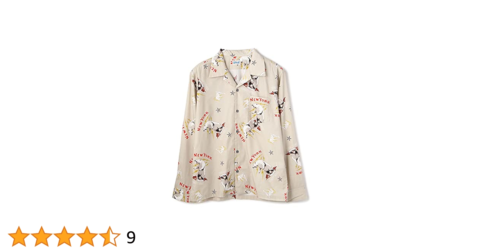 Amazon.co.jp: [ショット] LS HAWAIIAN SHIRT POLAR BEAR