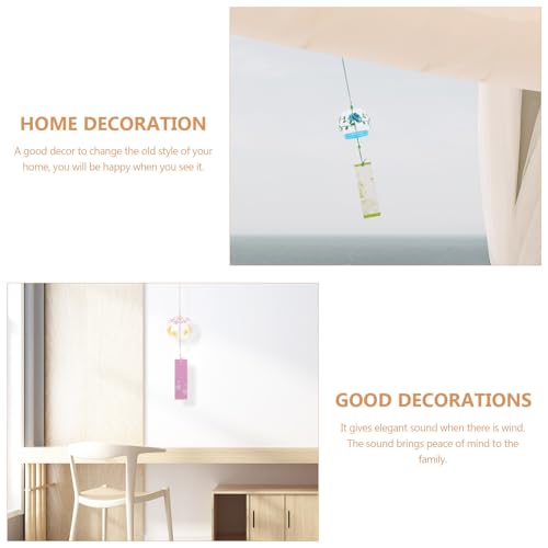 Carillón de viento de vidrio para decorar pasillos oscuros con reflejos 7