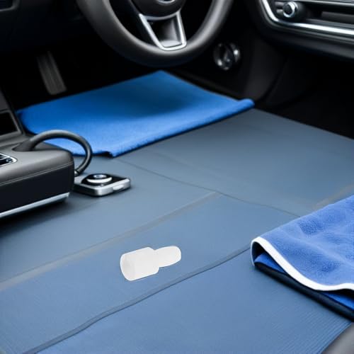 Clips de sujeción para reparar elevalunas del coche con 100 grapas de plástico blanco 6