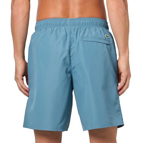 Lacoste Men's Stamp Print Swim Trunks2