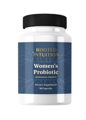 Rooted Intuition Women’s Probiotic | Targeted L. reuteri RC-14 & L. rhamnosus GR-1 for Vaginal and Urinary Tract Balance | Non-GMO Gluten Free | 30 Capsules