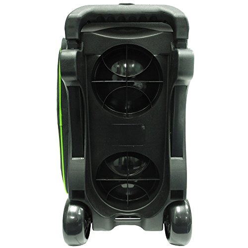 Pyramid Path Premium Deluxe Double Roller With Oversized Accessory Pocket Bowling Bag (Black/Lime Green) #TOP6