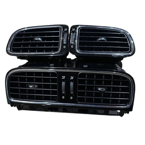 Évent noir brillant pour VW Polo 6R 6C, grilles d'aération haut de gamme