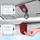 upbeat Brillenhalter für Auto Sonnenblende, Auto Sonnenbrillenhalter, Leder Auto Multifunktionaler Aufbewahrungsclip, Sonnenbrillen Halterung für Auto, Auto Visier Zubehör Karten Clip