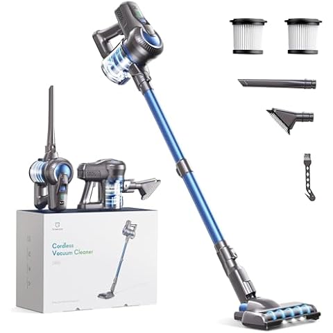 Greenote Cordless Vacuum Cleaner 23KPA, 30 Minutes Run Time, Lightweight Stick Vacuum Cordless, Removable Battery, Suitable for Home Car Hard Floors Carpets Cover