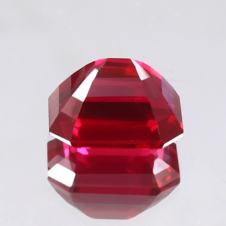 Rubis véritable de 11x9mm facetté de qualité supérieure pour joaillerie