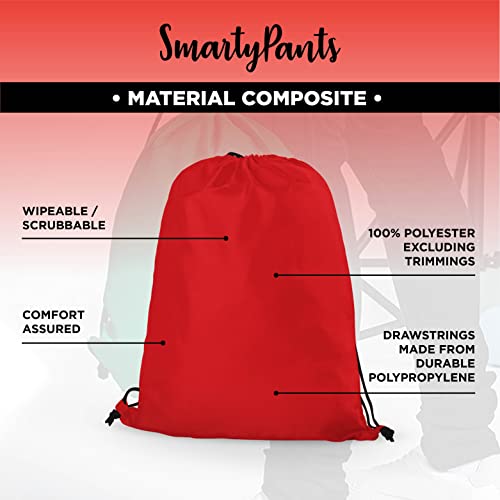 SMARTYPANTS Orange Camp Half Blood Drawstring Bag - Image 4