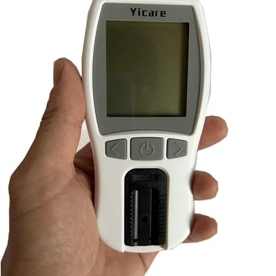 Hb Hemoglobin Meter Hemoglobin Test Meter Hemoglobin Analyzer + 125Strips, Blue