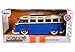 1962 Volkswagen Bus Blue and Cream Bigtime Kustoms 1/24 Diecast Model by Jada 99056