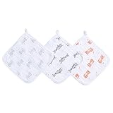 MATIÈRE NATURELLE: Composée de mousseline 100 % coton, la débarbouillette d’aden + anais essentials est chic, pratique, douce et confortable. Les matières aden + anais sont fabriquées sans composés azoïques