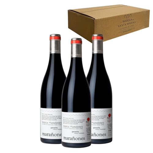 Marañones - Ideal para Maridar con Carne y Comida Mediterránea - Pack 3 Botellas 75cl