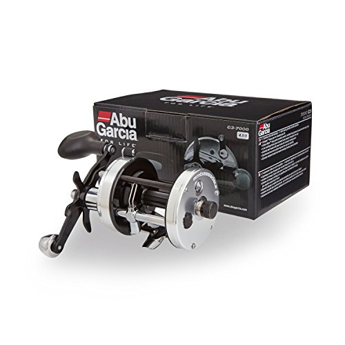 Abu Garcia Carretel convencional Ambassadeur C3, tamanho 7000 (1324531), 2 rolamentos de esferas de