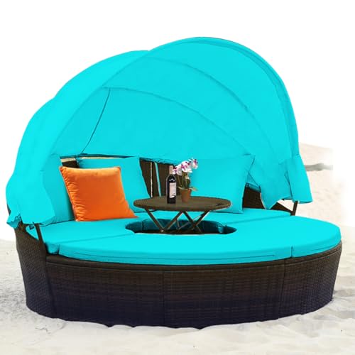 HAPPYGRILL Round Daybed
