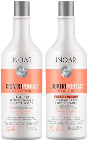 Inoar Kit Shampoo e Condicionador Cicatripontas LT, Inoar