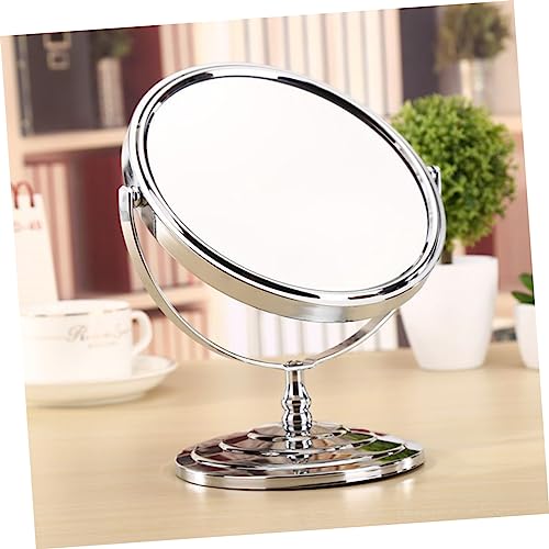 Espejo de maquillaje de mesa giratorio minkissy miniatura 7
