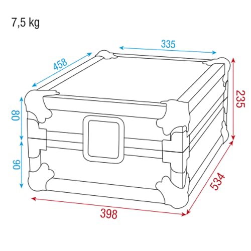 Case Pioneer Mixer DAP-Audio - Valise de transport robuste pour table de mixage
