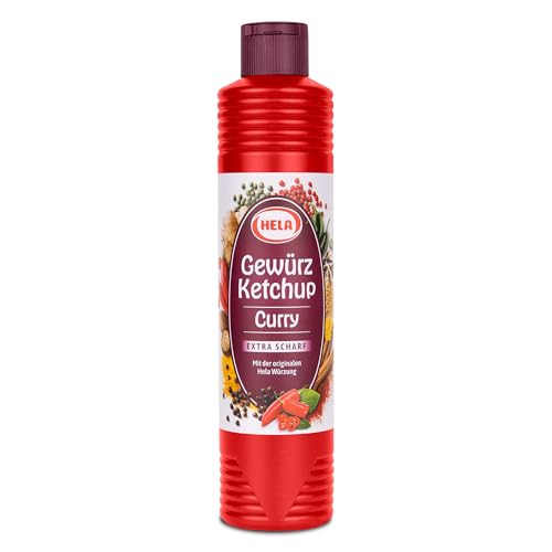 Hela Gewürz Ketchup Curry extra scharf 800ml
