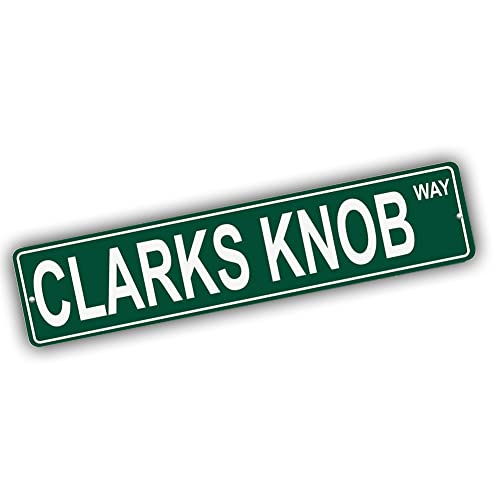 Brotherhood Aluminum Street Sign for Clarks Knob - Pennsylvania Wall Decor