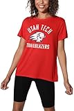 Utah Tech University Large Logo Women's Loose T-Shirt, Red, X-Large