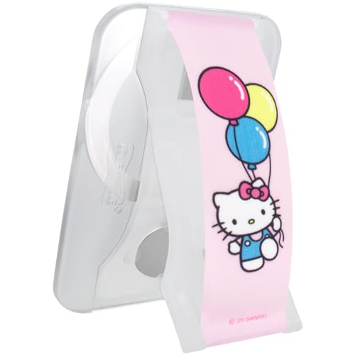 Grip magnétique MagSafe transparent Hello Kitty avec béquille intégrée - 2