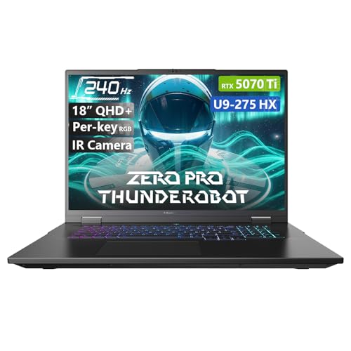 Thunderobot Zero 18 Pro 5070 Ti Q[~Om[gp\R 18C` QHD+ 240Hz n`hfBXvC Core Ultra 9 275HX GeForce RTX 5070 Ti 32GB DDR5 2TB SS