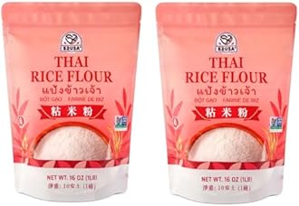 52USA Thai Rice Flour 32 Ounce (Basic), 2 Pound (Pack of 2), Rice Flour for Baking or Cooking, Product of Thailand, All Natural White Rice Flour, Vegan