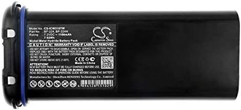 Cameron Sino Battery for Icom IC-IC-M2A, IC-IC-M31, IC-M21, IC-M32 PN:Icom BP-224, BP-224H 1100mAh / 7.92Wh