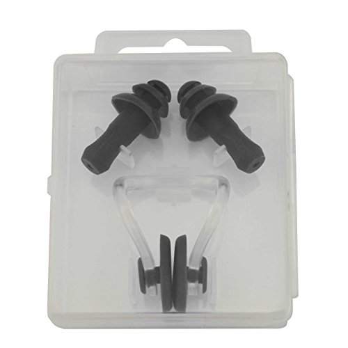 #DoYourSwimming »Franklin« Zwemmuts met oordopjes & neusclip, unisex van duurzame kwaliteit siliconen (elastaan), zeer elastisch, past zich perfect aan elke hoofdvorm aan. Zwart - Image 8