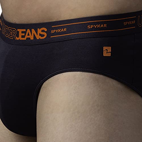 Image of Underjeans Men Cotton Blend Brief - Pack of 2
