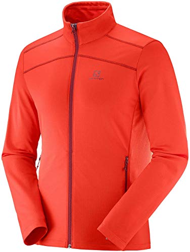 Preisvergleich Produktbild SALOMON Men's Discovery Light Full Zip, Fiery Red, XX-Large