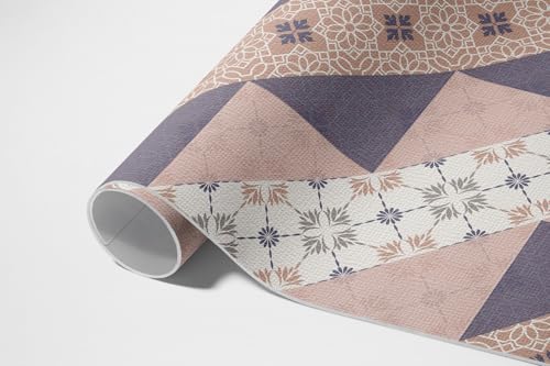 Tapis en vinyle PVC maison deco rectangle 80x120 cm pour sol intérieur - 6