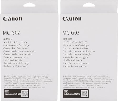 Canon MC-G 02 Cartouche d'entretien (Lot de 2)