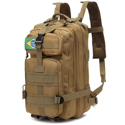 THURAM 20 Litros Resistente Nylon Impermeável Pesca Caça Mochila Ao Ar Livre Militar Tático Esportes Caminhadas Mochilas (Cáqui)