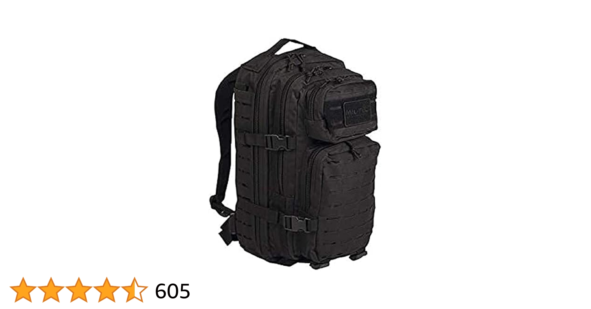 Amazon.co.jp: US Laser Cut MOLLE Assault Pack - Black by Mil