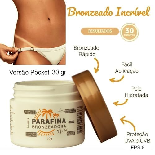 Biquíni Marquinha de Fita Pretinho Básico + Parafina Bronzeadora Gold 30 gr + Hidratante Spray Pós S