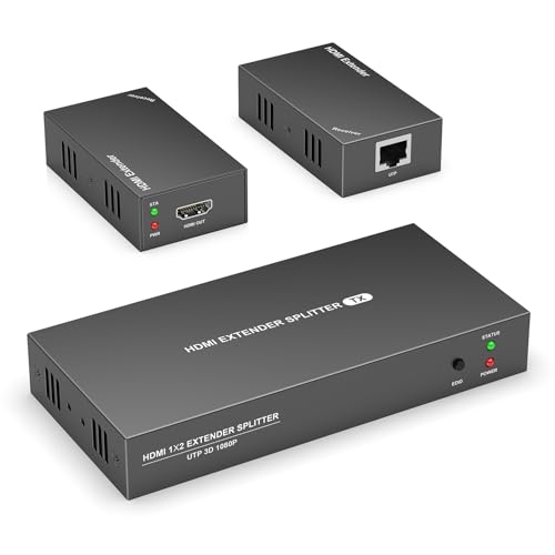 Splitter HDMI 1080P 60Hz longue distance 50m pour double affichage simultané