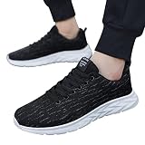 Laufschuhe Herren Damen Anti-Rutsch Outdoor Fashion Outdoor Casual Schuhe Fitness Jogging schwarz & weiß Walkingschuhe Zehenschuhe Herren
