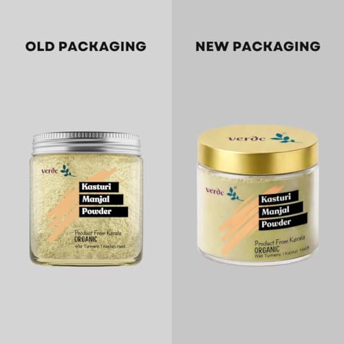 Image of Organic Kasturi Manjal (White) 100% Natural Face Pack Powder For Glowing Skin & De-Tanning - 50 gm