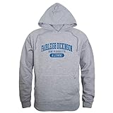 FDU Fairleigh Dickinson University Devils Alumni Fleece Hoodie Sweatshirts Heather Grey Large