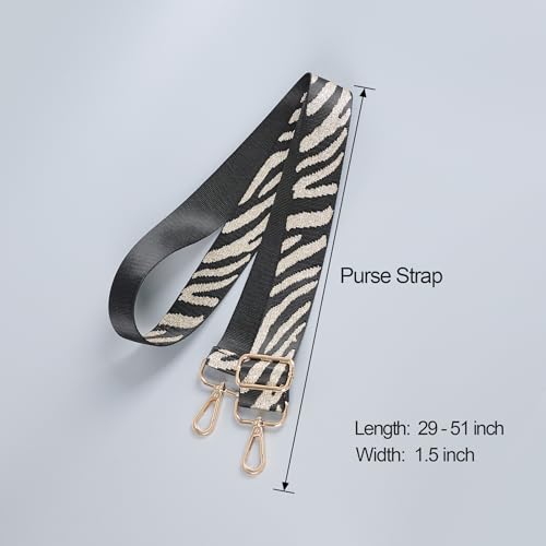 Image of chushui Leopard Print Purse Strap for Women,Adjustable Crossbody Bag Strap