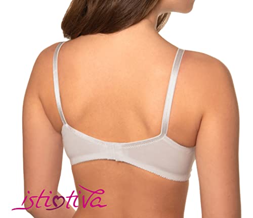 Istintiva-Valeria-Sujetador-sin-Aros-en-100-algodon-para-Pechos-generosos-con-Alta-sujecion-Copas-Blandas-no-Acolchadas