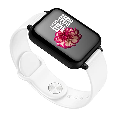 MicLee Montre connectée Homme Femme, Montre de Sport Fitness Intelligente, Grand écran HD, Trackers d'activité Bluetooth, Podomètres Surveillance de la santé, IP67 étanche, Compatible Android et iOS Cover