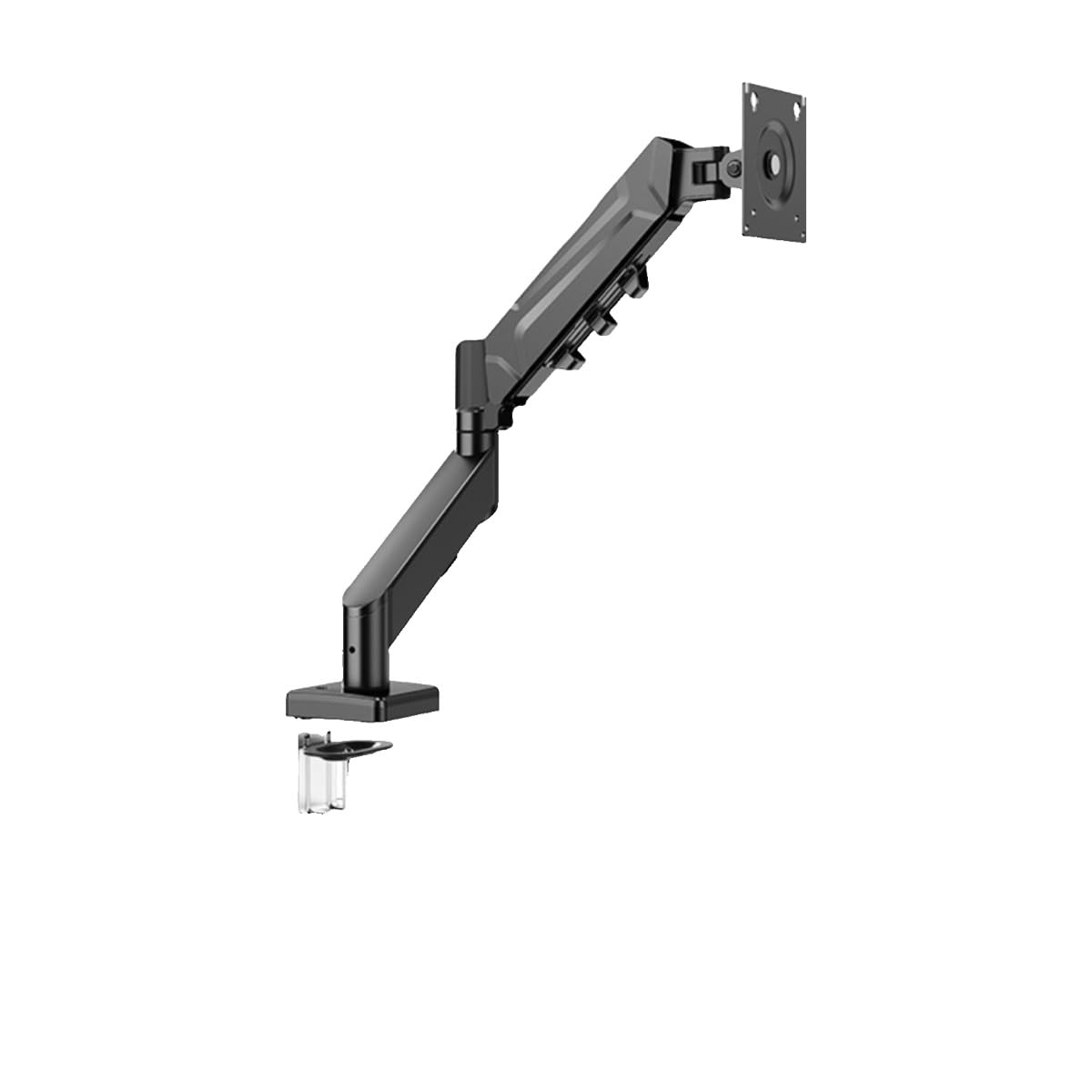 Monitor-Halterung Luftdruck Cantilever-Boden kann gehoben werden, drehbare Desktop-Computer erhöhen, mechanische Arme ohne Löcher(Single screen 9kg)