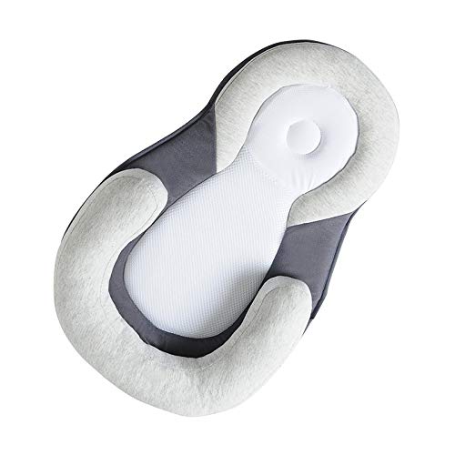 Baby Head Support Newborn Infant Pillow Baebee Crib Cushion Portable Baby Bed Sleep Positioner Lounger Nest Wedge for Bassinet