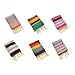 Shinycome Rainbow Fringe Scarf Cosy Fashionable Long Muffler Winter Neck Warmer for Unisex Designing Neckwear Childr