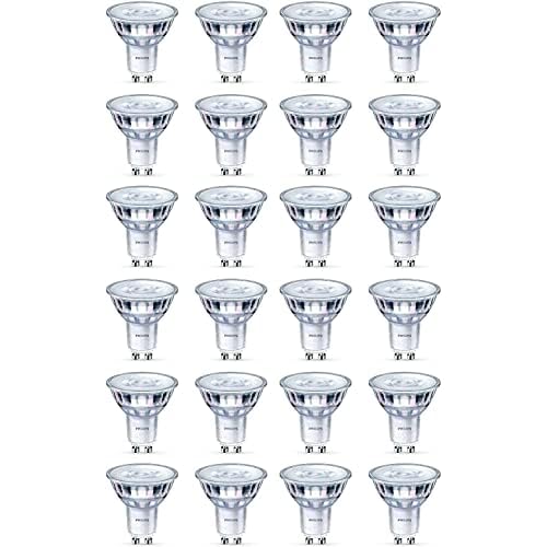 Philips GU10-LED-Reflektor, 4.6 W, Glas, nicht dimmbar, Warmweiß, glas Synthetisch, warmweiß, GU10, 4.6 wattsW 240 voltsV